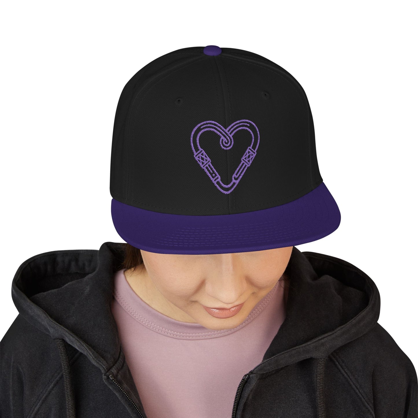 Carabiner Heart Snapback